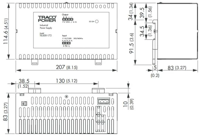 фото TRACO POWER TIS 300-124