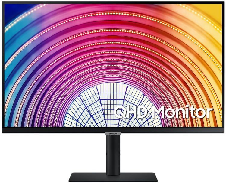 

Монитор 27" Samsung S27A600NWC 2560x1440 5ms 300cd 1000:1 178/178 IPS HDMI DP USB-Hub HDR10 75Hz FreeSync UK Plug HAS Swivel Pivot VESA Black, S27A600NWC