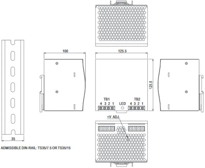 фото Mean Well DRT-240-24