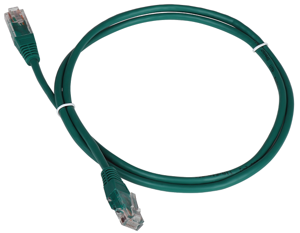 

Кабель патч-корд U/UTP 5e кат. 1м. TWT TWT-45-45-1.0-GN RJ45 - RJ45, 4 пары, зеленый, TWT-45-45-1.0-GN