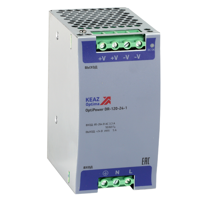 

Блок питания КЭАЗ 284548 OptiPower DR-120-24-1, 284548