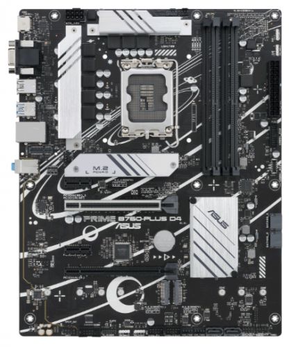 Материнская плата ATX ASUS PRIME B760-PLUS D4 (LGA1700, B760, 4*DDR4 (5066), 4*SATA 6G RAID, 3*M.2,