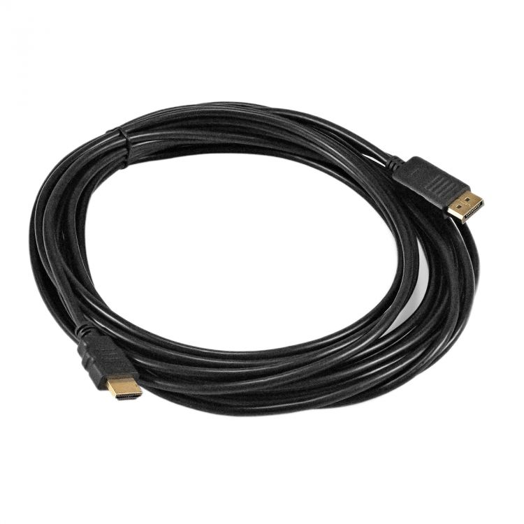 

Кабель DisplayPort-HDMI Exegate EX-CC-DP-HDMI-7.5 EX294712RUS (20M/19M, 7,5м, экран), EX-CC-DP-HDMI-7.5