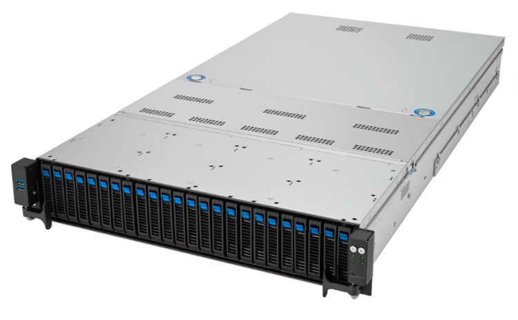 Серверная платформа 2U ASUS RS720A-E12-RS24U 90SF02E1-M002L0 (2*SP5, 24*DDR5 (4800), 8*SATA 6G, 24*2.5 HS, 2*M.2, 9*PCIE, IPMI, 2*2000W, 4*USB 3.2, D