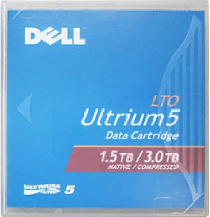 фото Dell Tape Media LTO5 Pack 5ps/ Capacity Native: 1.5TB,