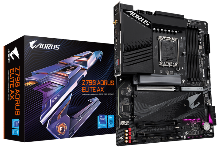 

Материнская плата ATX GIGABYTE Z790 AORUS ELITE (LGA1700, Z790, 4*DDR5 (7600), 6*SATA 6G RAID, 4*M.2, 3*PCIE, 2.5Glan, HDMI, DP, USB Type-C, 5*USB 3.2, Z790 AORUS ELITE