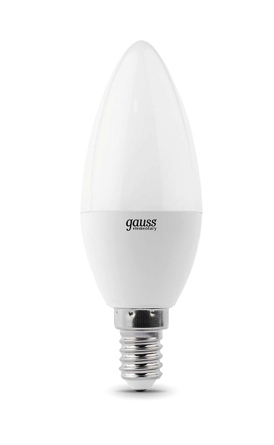 

Лампа светодиодная Gauss 33127T LED Elementary Свеча 7W E14 4100K (3 лампы в упаковке), 33127T