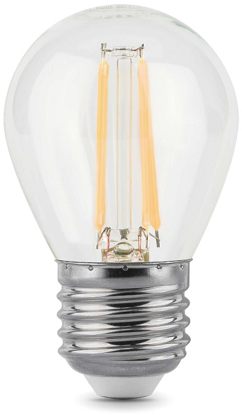 

Лампа светодиодная Gauss 105802107-S LED Filament Шар E27 7W 550lm 2700K step dimmable, 105802107-S