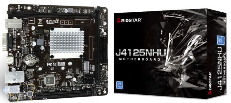 

Материнская плата mini-ITX Biostar J4125NHU (J4125, 2*DDR4 (2400), 2*SATA 6G, M.2, PCIE, Glan, HDMI, VGA, 2*USB 3.1, 2*USB 2.0) RTL, J4125NHU