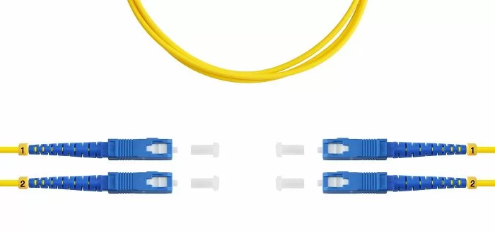 TELCORD ШОС-2x3.0-2SC/U-2SC/U-SM-2м-LSZH-YL