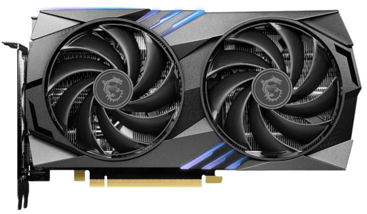 Видеокарта PCI-E MSI GeForce RTX 4060 Ti GAMING X (RTX 4060 Ti GAMING X 8G) 8GB GDDR6 128bit 5nm 2310/18000MHz HDMI/3*DP