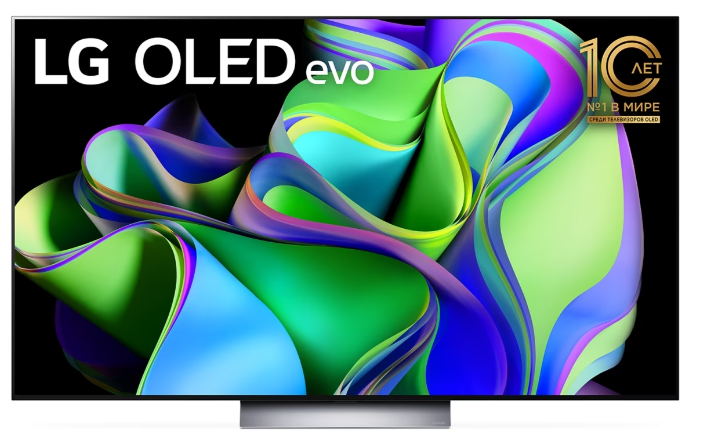 

Телевизор OLED LG OLED65C3RLA.ARUB 65", темно-серый/серебристый 4K Ultra HD 120Hz DVB-T DVB-T2 DVB-C DVB-S2 USB WiFi Smart TV, OLED65C3RLA.ARUB