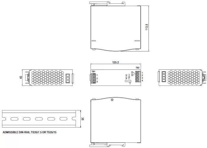 Mean Well SDR-120-48