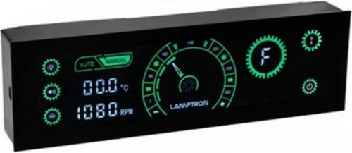 Панель управления вентиляторами Lamptron LAMP-CR430BG Fan Controller CR430-Green