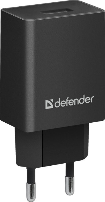 Зарядное устройство сетевое Defender EPA-10 83572 1xUSB, 5V/2.1А, пакет, черный