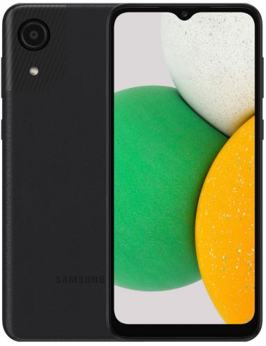 Смартфон Samsung Galaxy A03 Core 2/32GB onyx, цвет черный