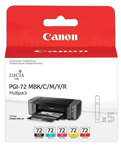 Набор картриджей Canon PGI-72MBK/C/M/Y/R