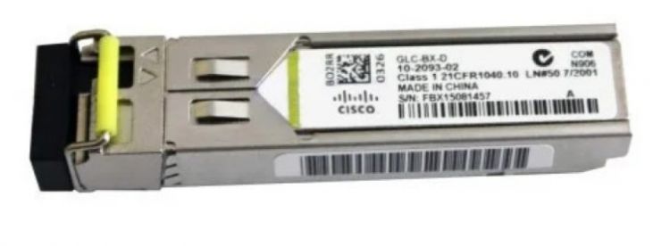 Трансивер Cisco GLC-BX-D=. 1000BASE-BX SFP, 1490NM