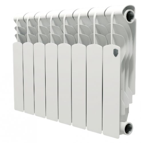 Радиатор отопления биметаллический Royal Thermo Revolution Bimetall 350 - 8 секций RTRB35008 - фото 1