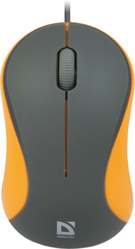 Мышь Defender Accura MS-970 Grey-Orange USB 52971 - фото 1