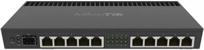 Роутер Mikrotik RB4011IGS+RM 1.4ГГц, 4 ядра, 1GB RAM, 512MB NAND, 10x 10/100/1000 LAN, 1 SFP+