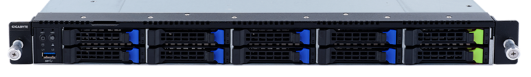 Серверная платформа 1U GIGABYTE R182-N20 (2*LGA4189, C621A, 32*DDR4 (3200), 8*2.5 SATA/SAS/Gen4 NVMe, 2xPCIe-X16, 3*USB, VGA, 2*1300W) серверная платформа 1u r182 n20 gigabyte