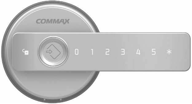 Замок COMMAX CDL-100WL SIL цифровой