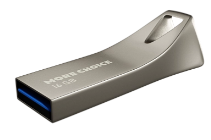 Накопитель USB 3.0 16GB More Choice MF16m Silver, цвет серебристый