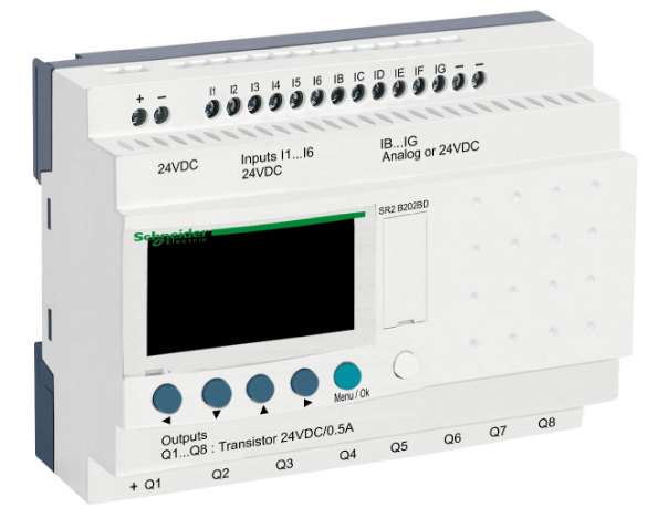 Реле Schneider Electric SR2B202BD интеллектуальное 20I/O 24V (DC)