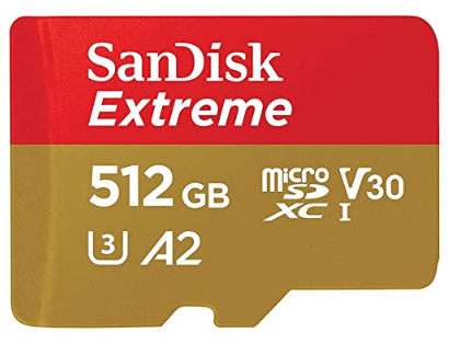 Карта памяти MicroSDXC 512GB SanDisk SDSQXAV-512G-GN6MN Ultra Class 10, UHS-I, W130, R 190 МБ/с, без адаптера на SD