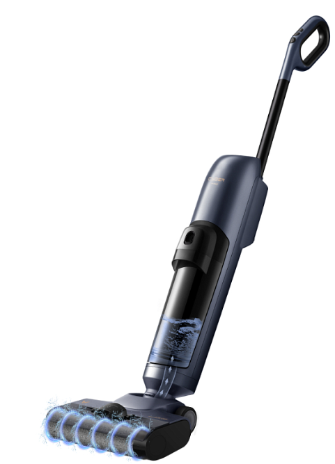 цена Пылесос Viomi Vacuum Cleaner Cyber Pro VXXD05 вертикальный, моющий, Silver+Black