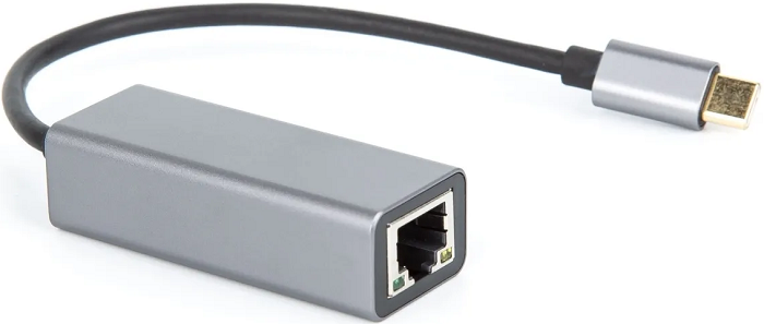 

Сетевой адаптер VCOM DU320M USB 3.1 Type-C-RJ-45 1000Mb/s Ethernet, aluminum shell, 0.15м, DU320M