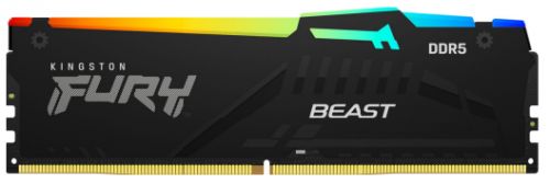 Модуль памяти DDR5 32GB (2*16GB) Kingston FURY KF560C40BBAK2-32 Beast RGB 6000MHz CL40 1RX8 1.35V 16