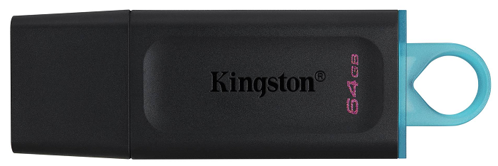 

Накопитель USB 3.2 64GB Kingston DataTraveler Exodia DTX/64GB Gen 1 Black/Teal, DataTraveler Exodia