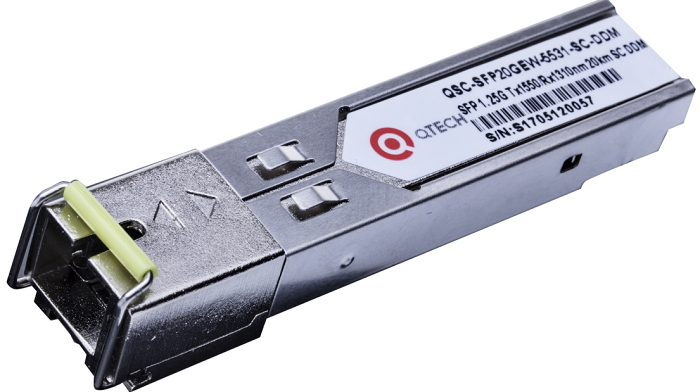 

Трансивер QTECH QSC-SFP20GEW-5531-SC-DDM 20км, 1,25Гбит/с, Tx=1550/Rx=1310нм, SC, DFB, SM, DDM, QSC-SFP20GEW-5531-SC-DDM