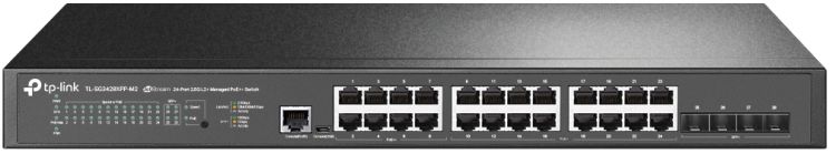 

Коммутатор управляемый TP-LINK TL-SG3428XPP-M2 JetStream, 24x2,5Гбит/с (8xPoE++, 16xPoE+), 4xSFP+, TL-SG3428XPP-M2