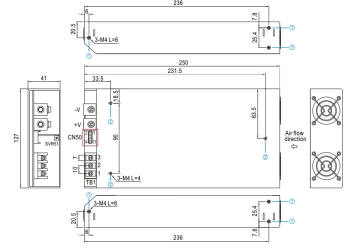 Mean Well RSP-750-48