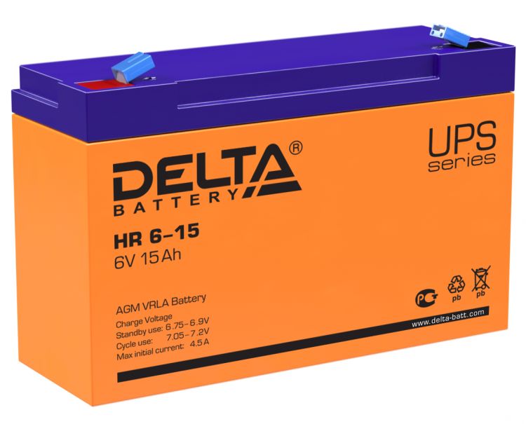 Батарея Delta HR 6-15