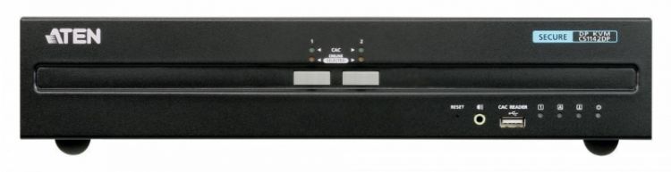 Переключатель Aten CS1142DP-AT-G 2-портовый, USB, DisplayPort, защищенный KVM-переключатель с поддержкой Dual Display (совместим с PSS PP v3.0)