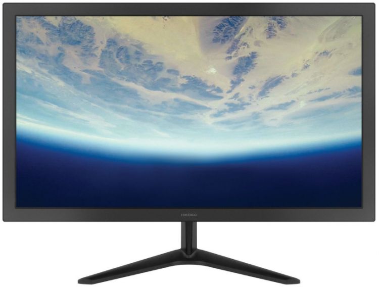 Монитор 23" Rombica SkyView M23-MF MUT-002 1920х1080, 14мс, 250 кд/м², 3000:1, TN, AMD FreeSync, кабель HDMI, кабель DisplayPort, чёрный