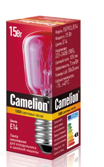 Camelion 15/P/CL/E14