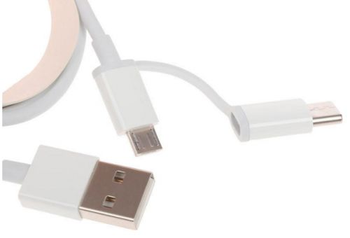 

Кабель интерфейсный Xiaomi Mi 2-in-1 USB Cable Micro-USB to Type-C, Mi 2-in-1 USB Cable Micro-USB to Type-C