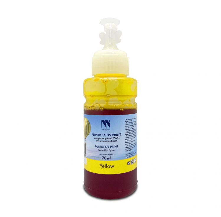 

Чернила NVP T6644 для аппаратов Epson (70 ml), yellow, T6644