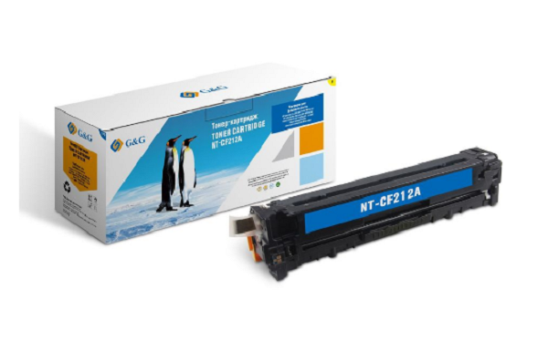 

Тонер-картридж G&G NT-CF212A желтый 131А для НР LaserJet Pro200 Color M251n/M251nw/M276n/M276nw, NT-CF212A