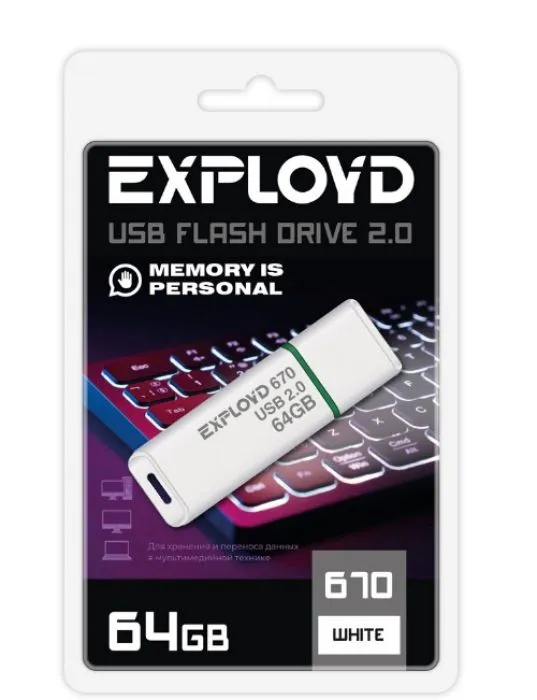 фото Exployd EX-64GB-670-White