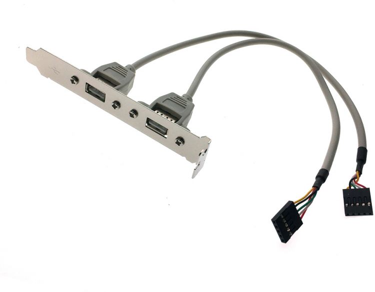 

Планка Espada EBRCT-2PrtUSB2 в корпус USB2.0 -2 порта, EBRCT-2PrtUSB2