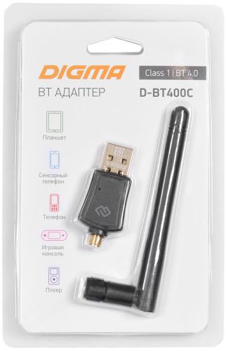 Адаптер USB Digma D-BT400C