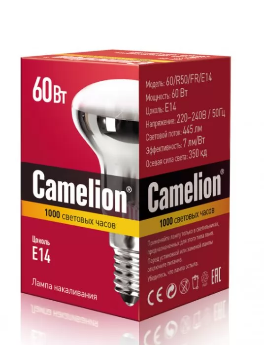 фото Camelion 60/R50/FR/E14