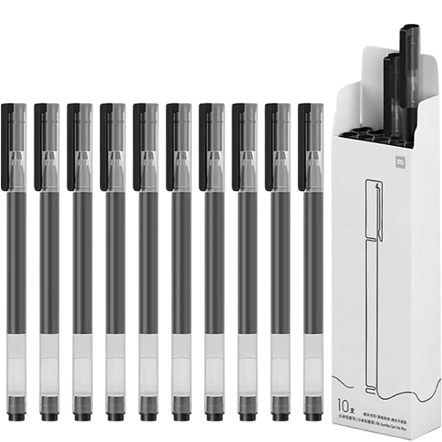 Ручка Xiaomi BHR4603GL гелевая Mi High-capacity Gel Pen (10-Pack) MJZXB02WCHW