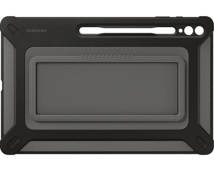Чехол-крышка Samsung EF-RX910CBEGRU для Samsung Galaxy Tab S9 Ultra Outdoor Cover поликарбонат титан